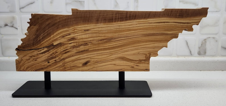 Olive Wood Magnetic Knife Block