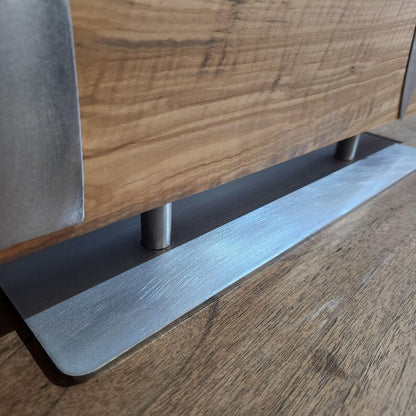 Handcrafted Olive Wood Magnetic Knife Stand